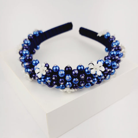 Blue Woven Headband