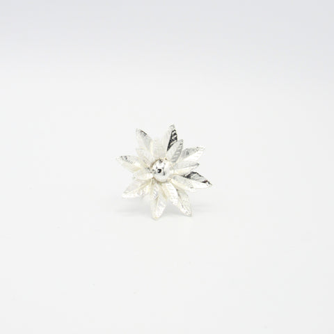 Nebula Flower silver-tone Ring