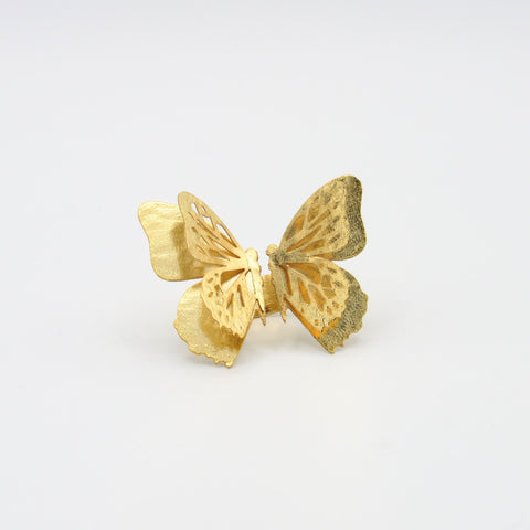 Half Butterfly Ring Golden