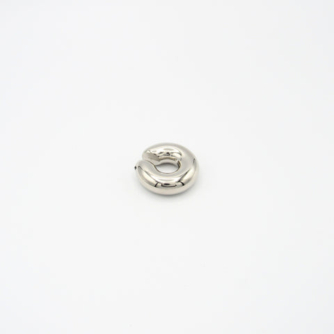 Smooth Silver-Tone Ear Cuff