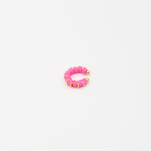 Golden Pellets Fuchsia Ear Cuff