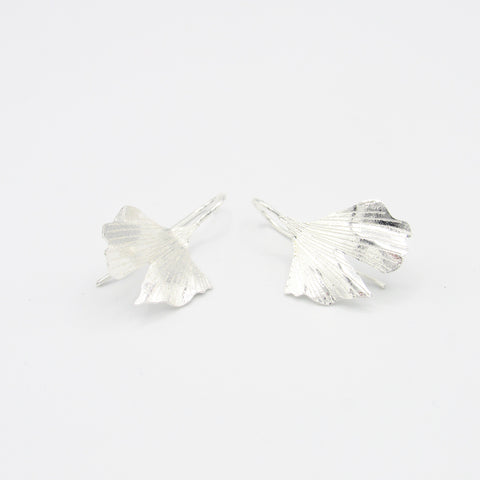 Mermaid'S Tail Silver-Tone Drop Earrings