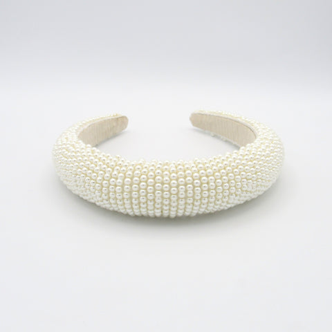 Pearls White Musa Headband