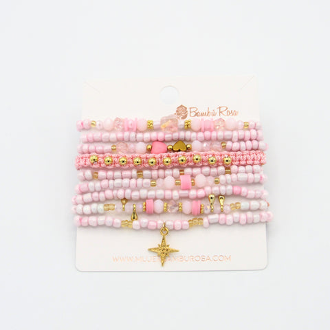 Pink Musa Bracelets Set