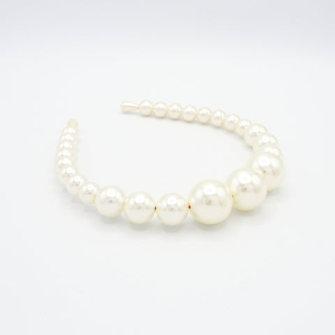 Pearls White Headband