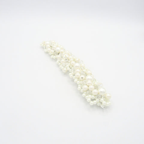 Pearls And Crystals White Tiara