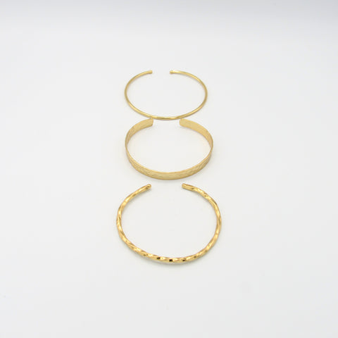 X3 Golden Bracelet Set