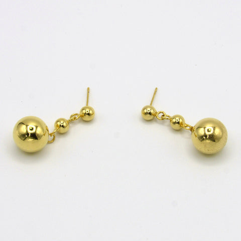 Articulated Spheres Earrings Connection Golden