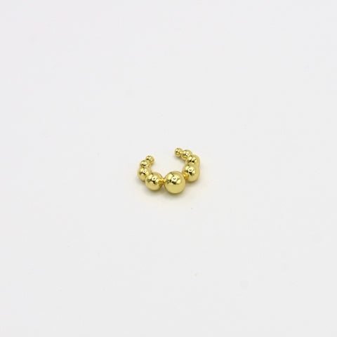 Spheres Ear Cuff Connection Golden