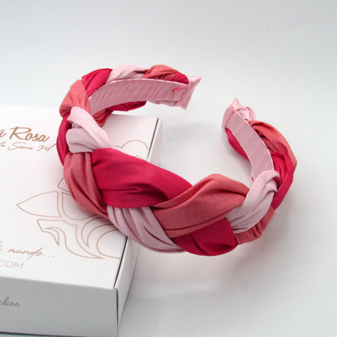 Braided Connection Pink Tones Headband