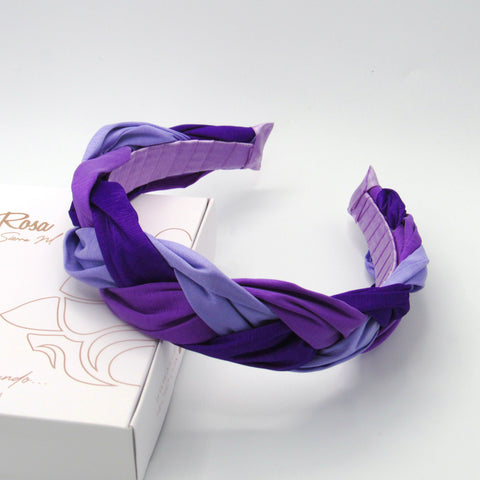 Braided Connection Violet Tones Headband