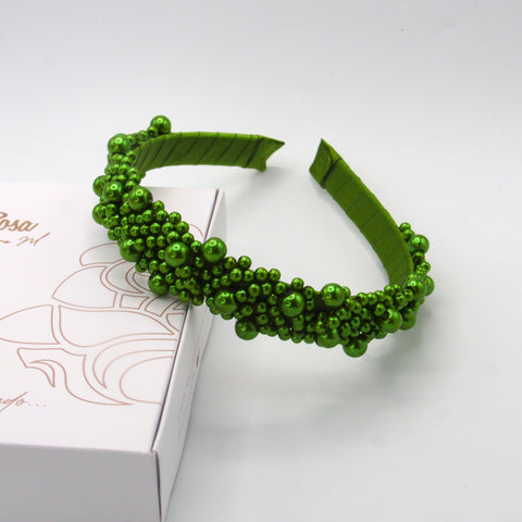 Spheres Connection Green Headband