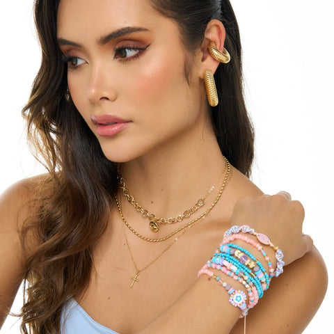 Light Colors Musa Bracelets Set