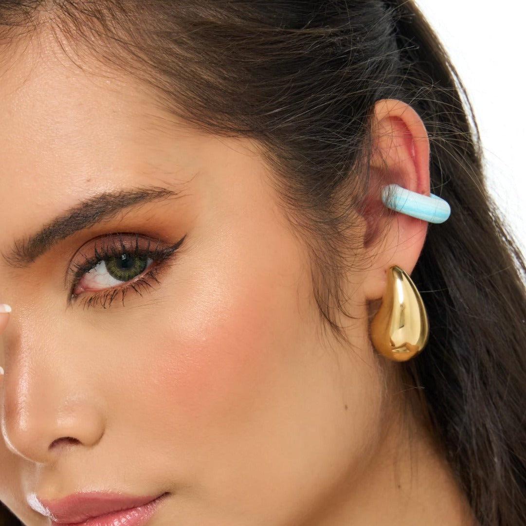 Sky Blue Ear Cuff