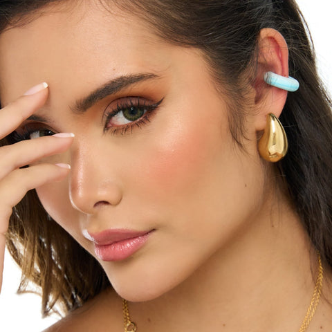 Drop Golden Studs Earrings