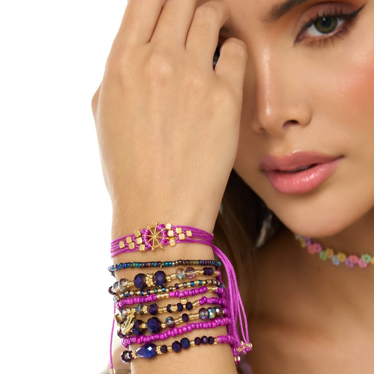 Violet Musa Bracelets Set