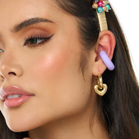 Violet Ear Cuff