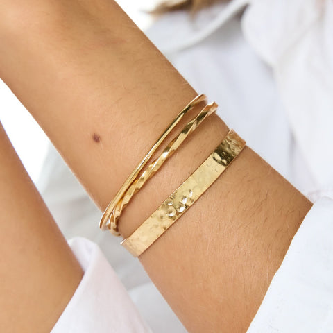 X3 Golden Bracelet Set