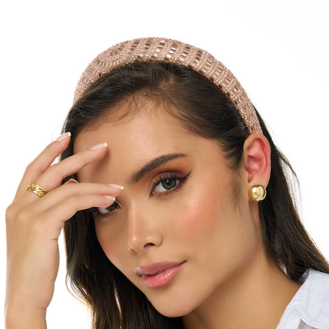 Circles Golden Studs Earrings