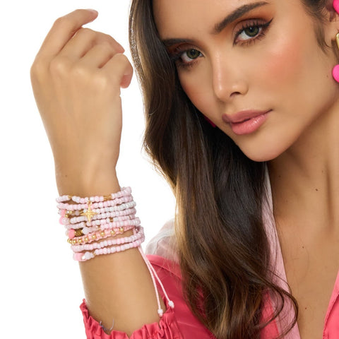 Pink Musa Bracelets Set