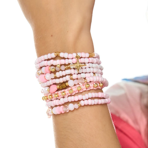 Pink Musa Bracelets Set