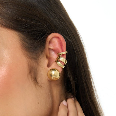 X3 Golden Ear Cuff