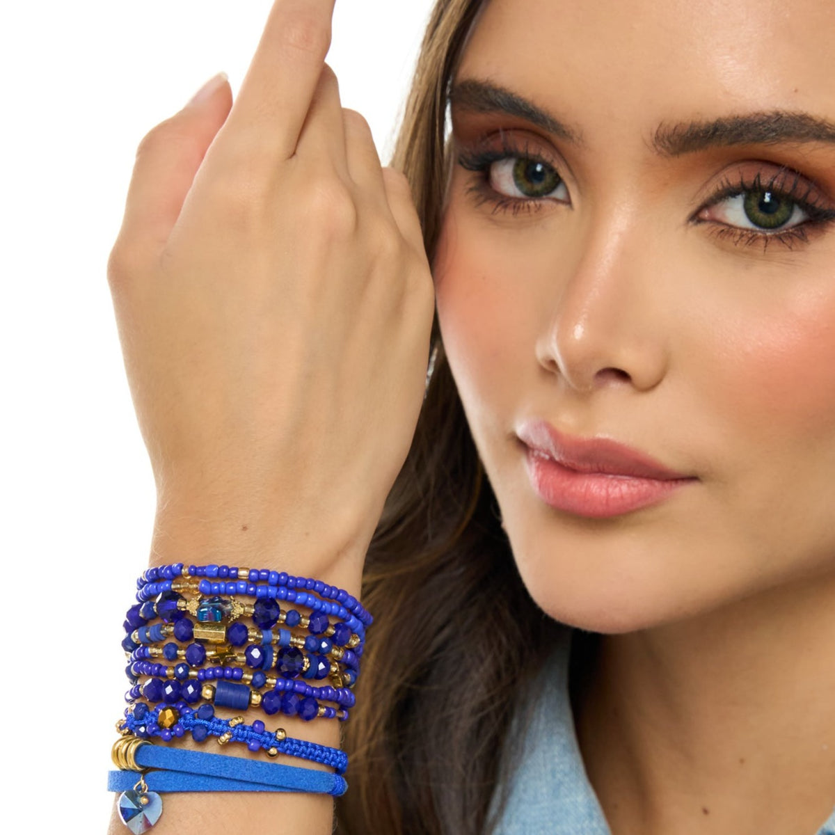 Blue Musa Bracelets Set