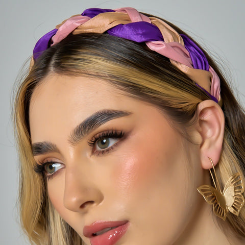 Braided Connection Brown Tones Headband