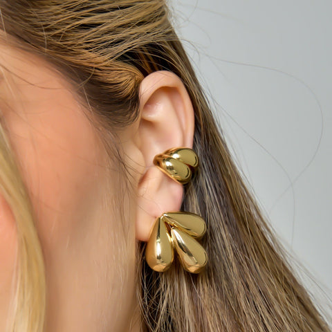 Little Ear Cuff Connection Golden