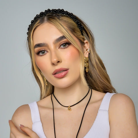 Spheres Connection Black Headband