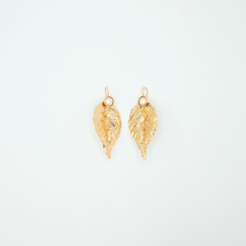 Spiral Pearl Hook Earrings Golden