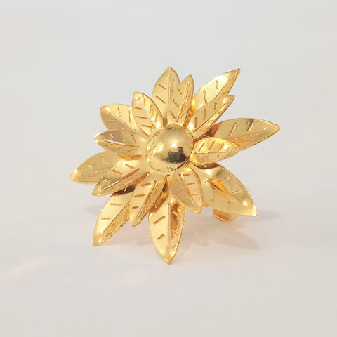 Nebula Flower Golden Ring