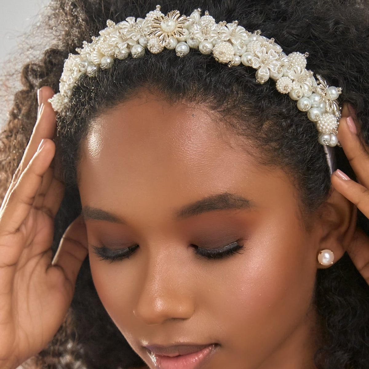 White Christmas Headband