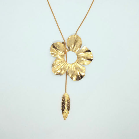 Etnia Flower Golden Necklace