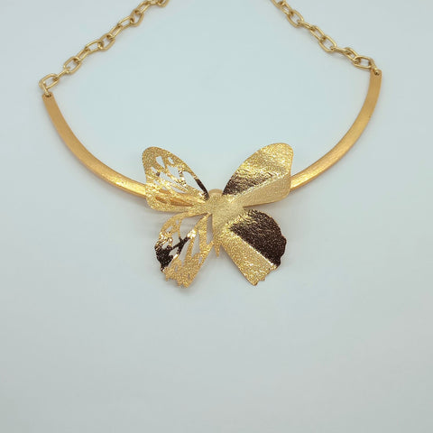 Botanica Butterfly Golden Necklace