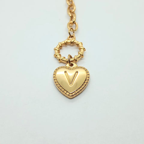 Heart Golden Necklace