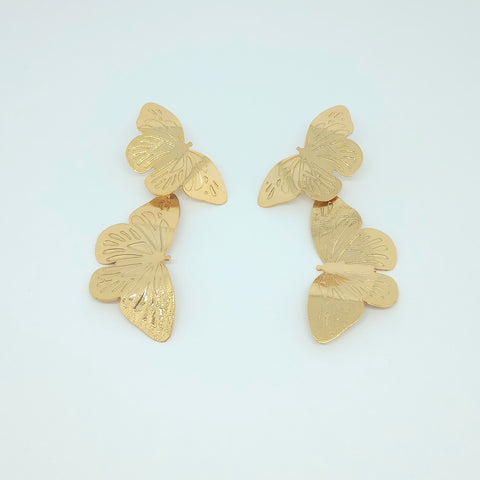 Butterfly Golden Earrings