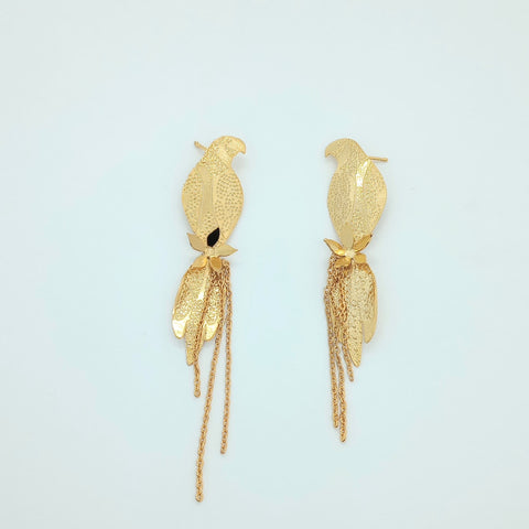 Parrot Golden Earrings