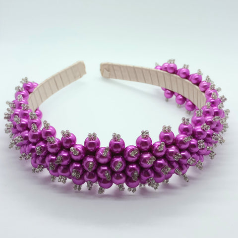 Violet Knitted Headband