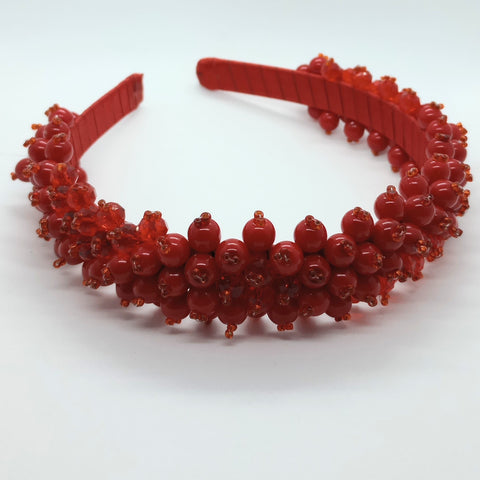 Red Knitted Headband