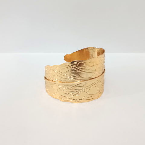 Wild Leaf Golden Bracelet